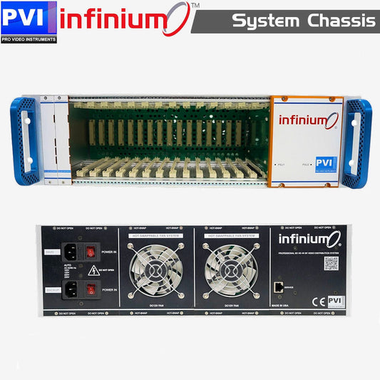 INFINIUM 4K CATV and IPTV headend distributing HD 4K TV channels over IP streaming and coaxial cable