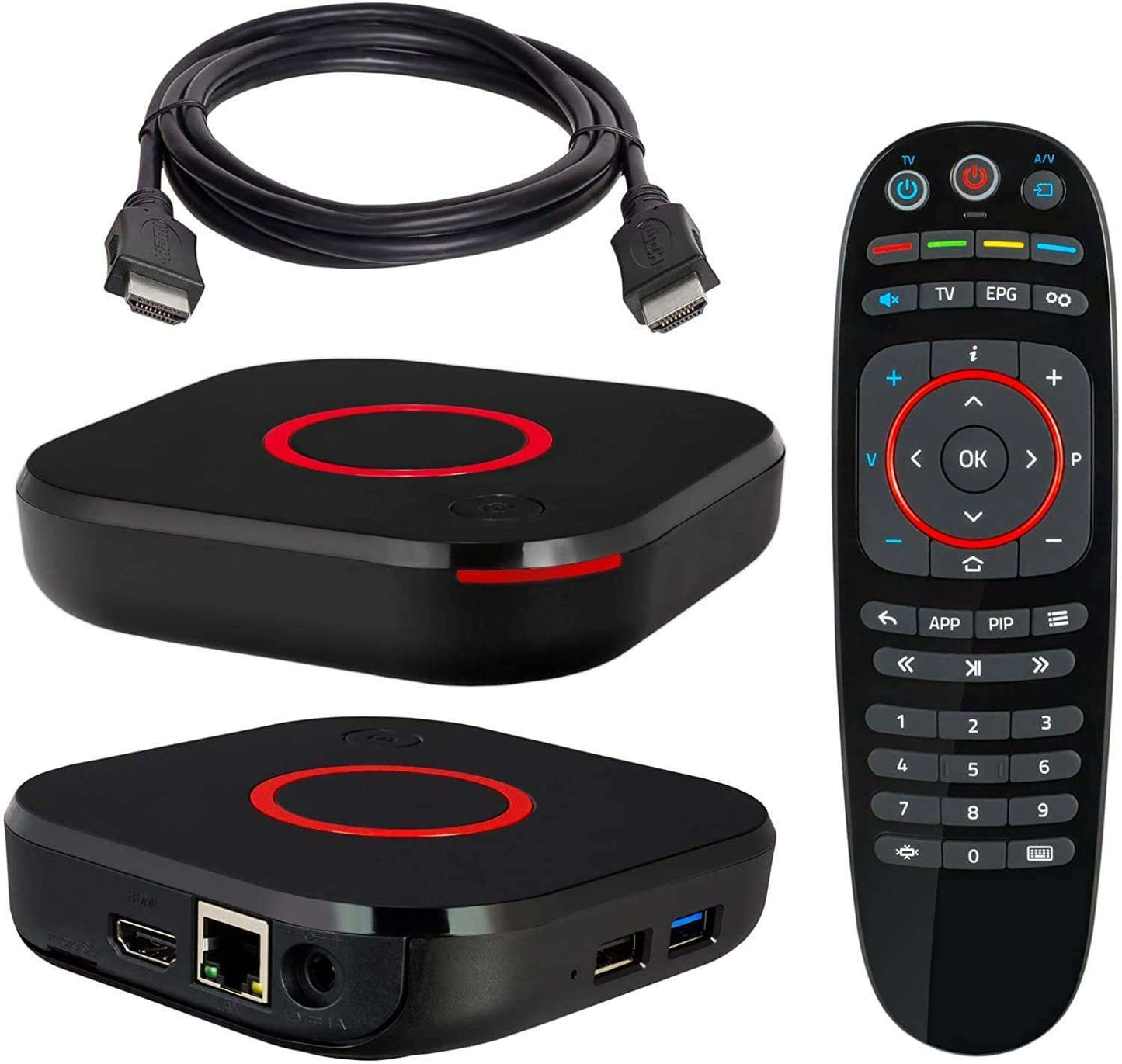 IPdecoder HD 4K IP to HDMI video decoder set-top front view