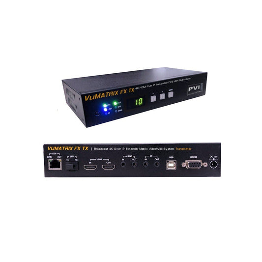 VuMATRIX 4K 5x2 video wall with app control and PoE