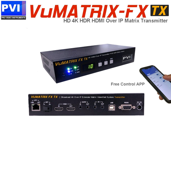 AV over IP — VuMATRIX 4K HDMI-over-IP Matrix & Video Walls