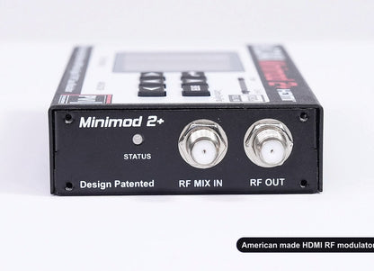 American made HDMI RF modulator coaxial RF output connector for TV distribution