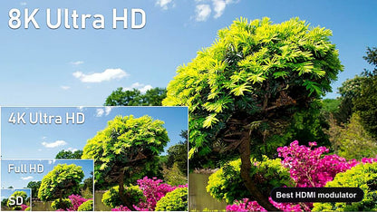 Best HDMI modulator compatible with HD 4K 8K TVs delivering stunning video quality