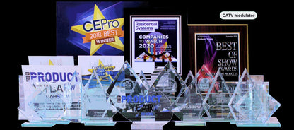 CATV modulator VeCOAX MINIMOD 2+ multiple industry awards NAB CE Pro CEDIA