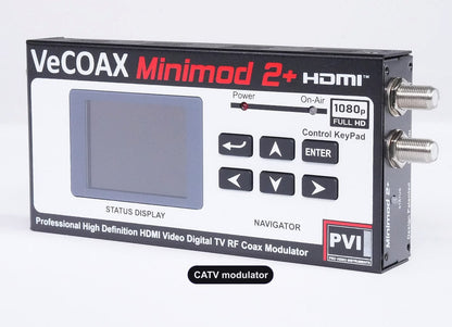 CATV modulator professional build quality right side ventilation