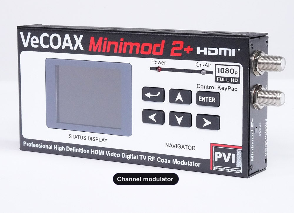 Channel modulator professional build quality right side ventilation
