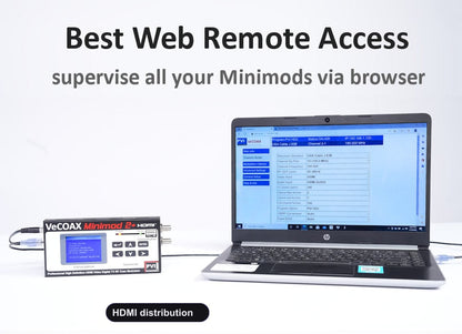 HDMI distribution web browser remote control from PC tablet smartphone