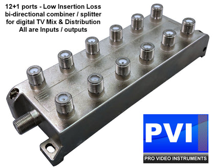HDMI modulator coaxial combiner splitter for digital TV channel distribution multi modulator combining