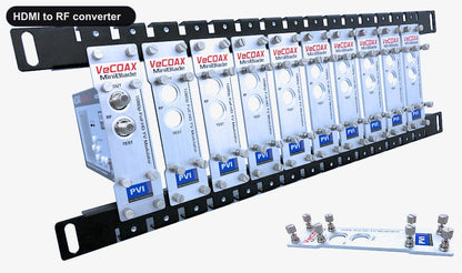 HDMI to RF converter blade rack kit mount 10 or more units in single rack space