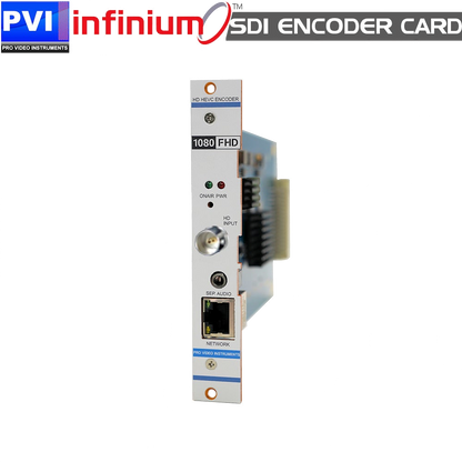 INFINIUM 3G-SDI HEVC HD encoder card front view