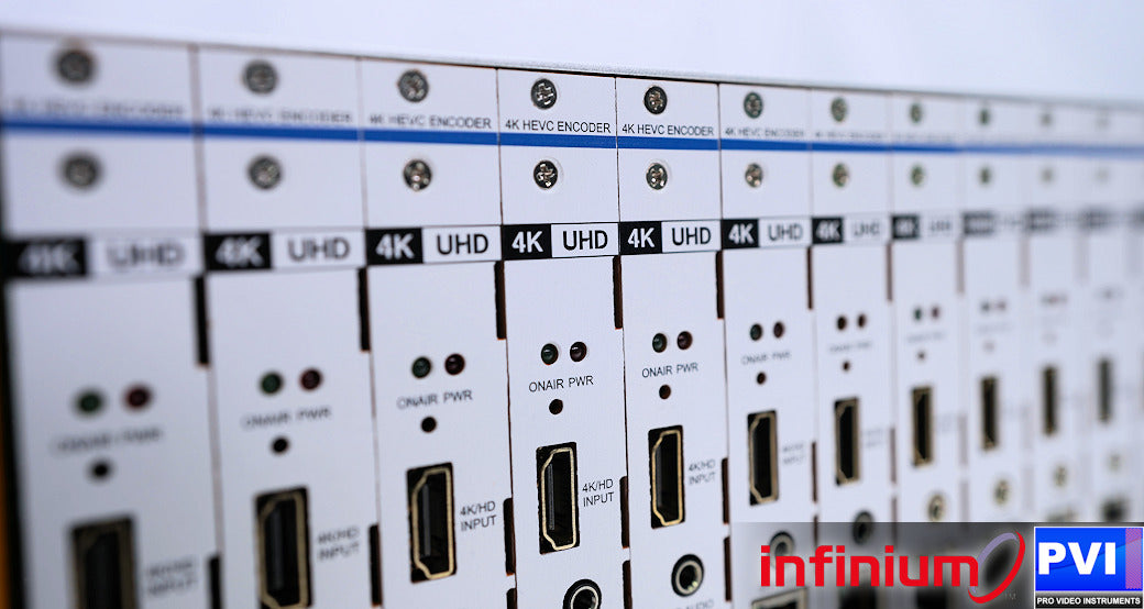INFINIUM 4K encoder cards accept HDMI 2.0b 18 Gbps HDR Dolby Vision inputs up to 4K60