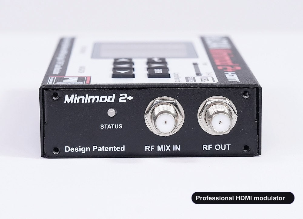 Professional HDMI modulator coaxial RF output connector for TV distribution