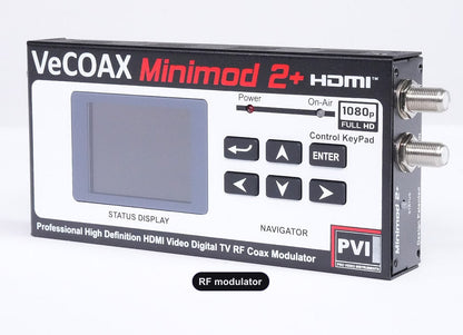 RF modulator professional build quality right side ventilation