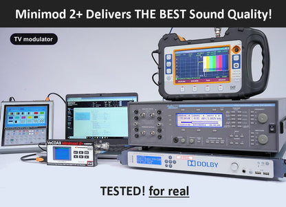 TV modulator broadcast-grade Dolby Digital AC-3 audio test results