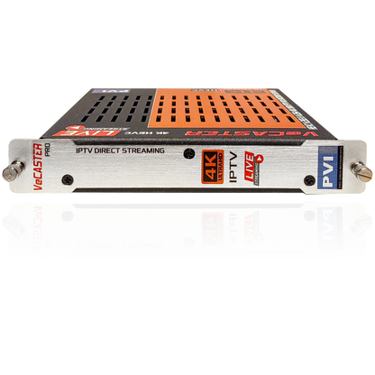 VeCASTER 4K HEVC IPTV encoder front view