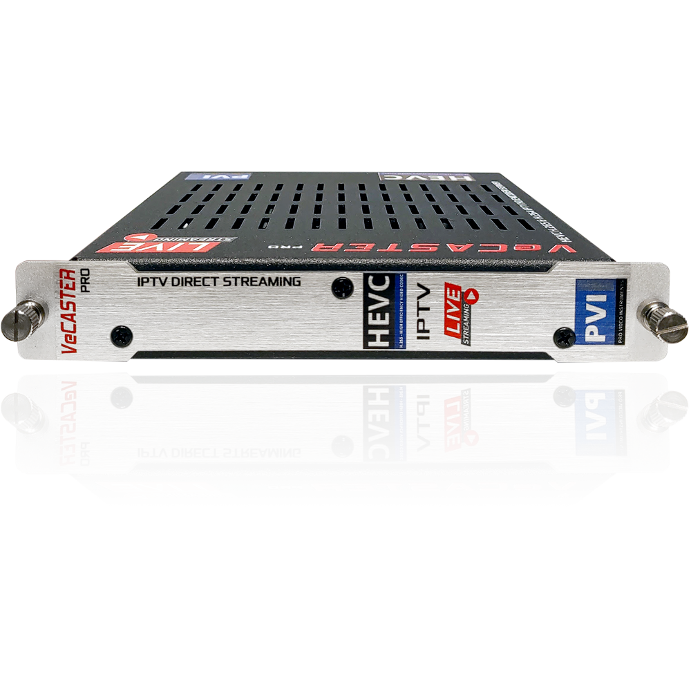 VeCASTER HD HEVC HDMI IPTV encoder front view