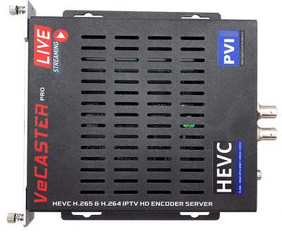 VeCASTER HD SDI HEVC — SDI IPTV Encoder (H.265 / H.264 1080p)