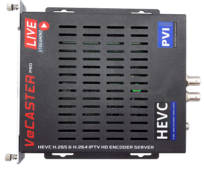 VeCASTER HD SDI HEVC IPTV streaming encoder unit with 3G-SDI input