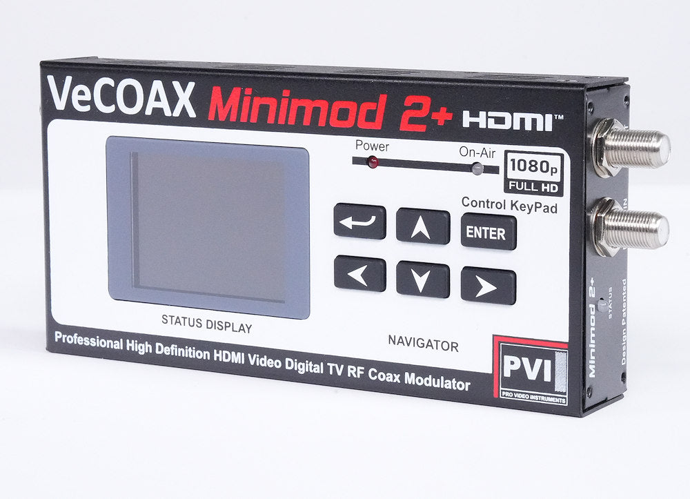 MINIMOD-2+ 4-Pack — HDMI modulator professional build quality right side ventilation