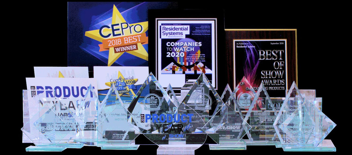 MINIMOD-2+ 4-Pack — HDMI modulator VeCOAX MINIMOD-2+ multiple industry awards NAB CE Pro CEDIA