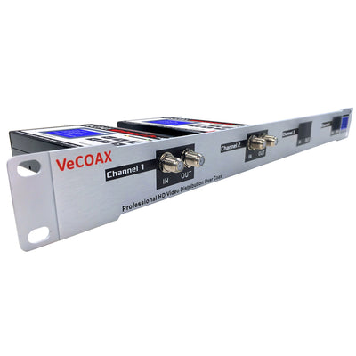 VeCOAX RACK-2 - Two Channel HDMI RF Modulator System Over Coax