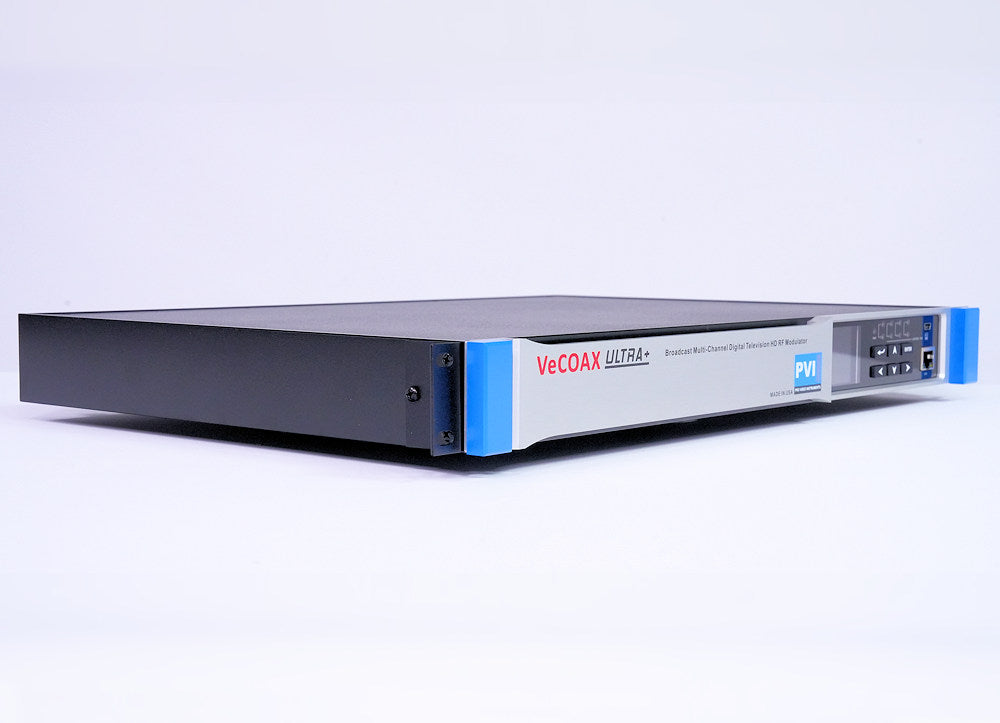 VeCOAX ULTRA+ Multichannel — multi hdmi hd rf modulator for qam atsc dtv hdtv digital tv channels distribution rack mountable right view