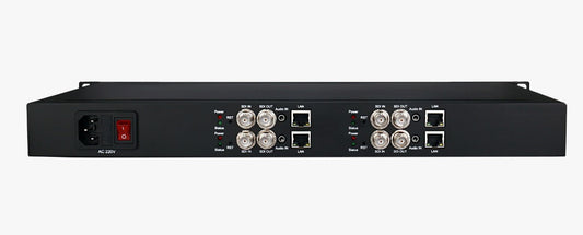 VeCODER ULTRA-4 SDI four-channel IPTV encoder rack unit front