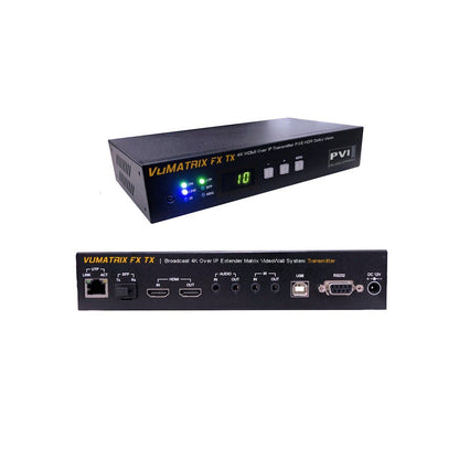 VuMATRIX 4K 3x1 video wall with app control and PoE