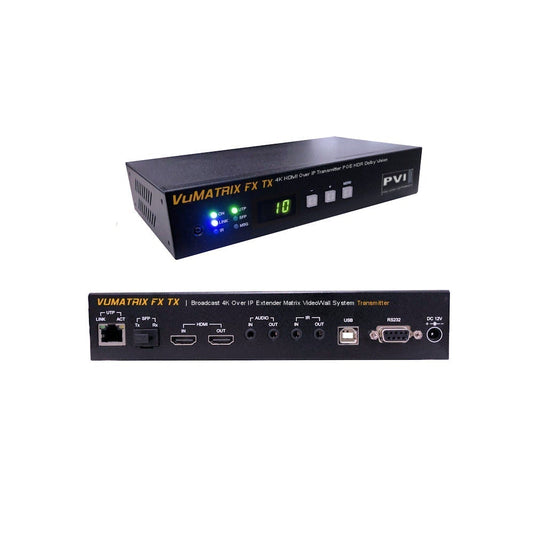 VuMATRIX 4K 5x5 video wall with app control and PoE